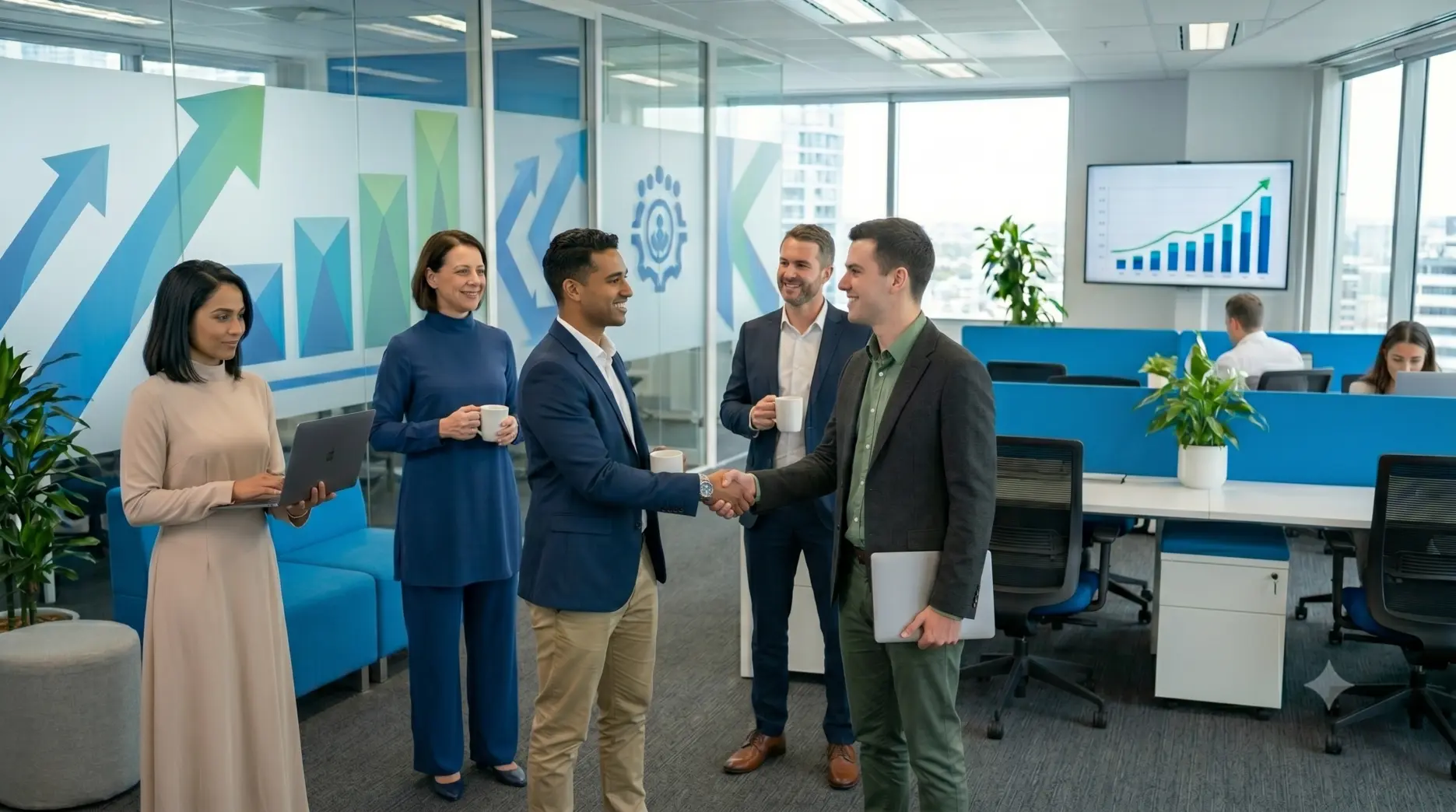 Employees remaining with an organization because of effective leadership and positive workplace culture.