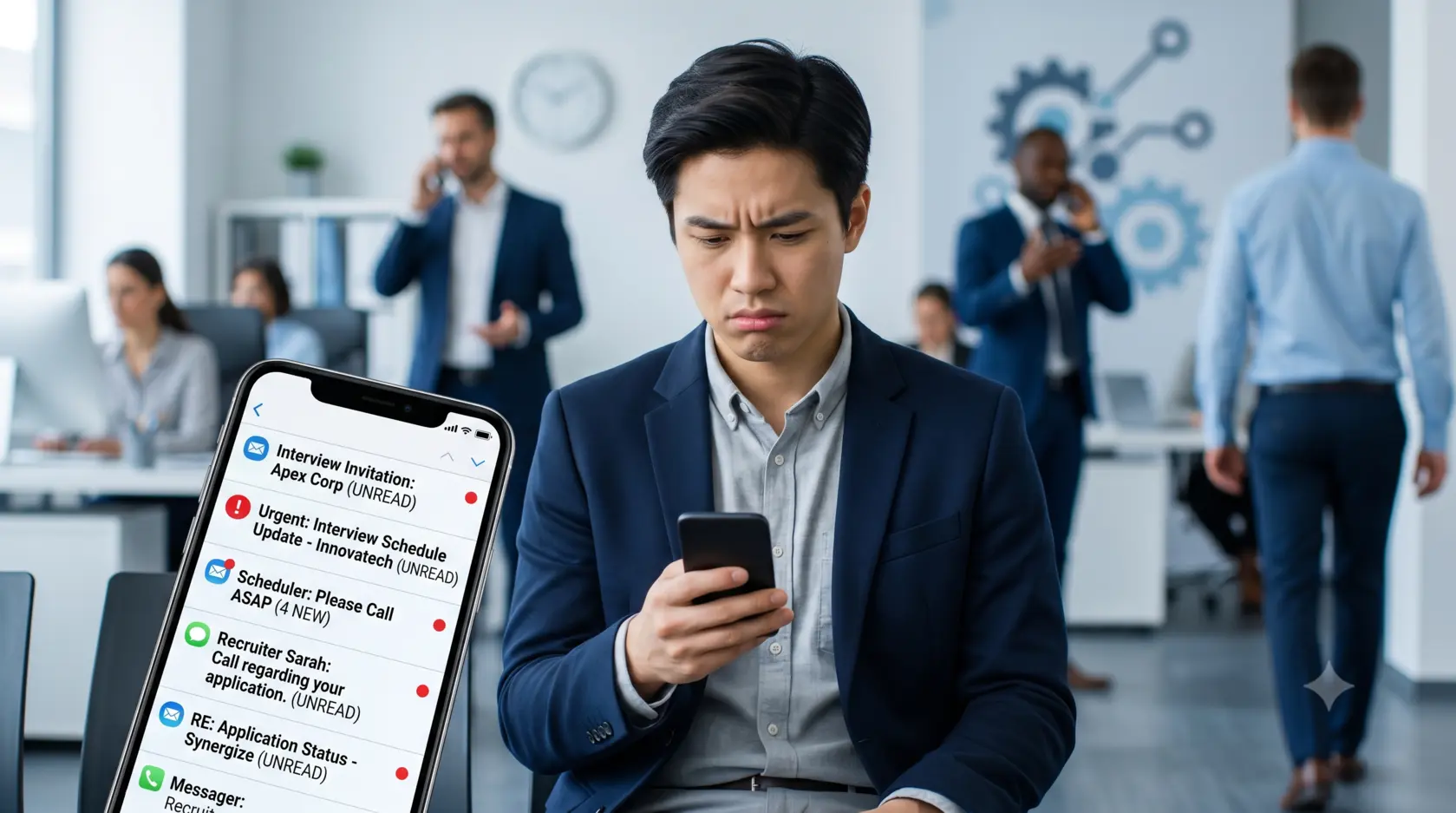 Professional job candidate disengaging from the recruitment process due to delayed communication and poor hiring experience.