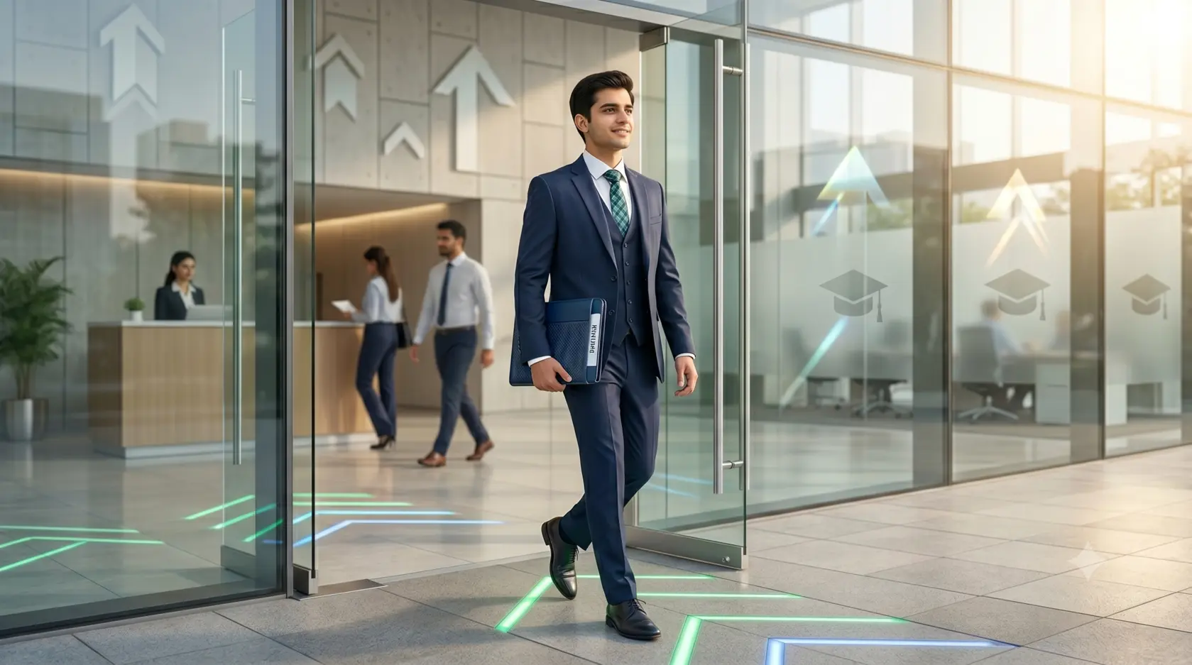 Fresh Pakistani graduate beginning his professional career and searching for his first job.