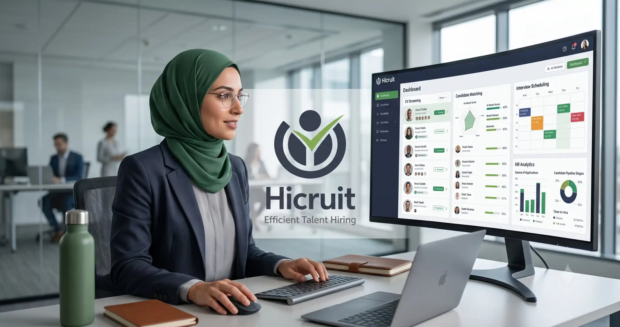 AI helping an HR team streamline recruitment and employee tasks